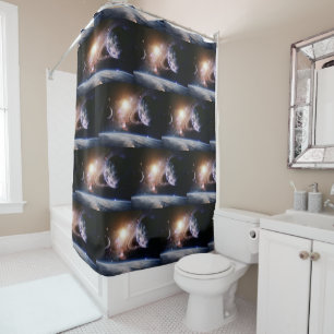 THE GALAXY     SHOWER CURTAIN