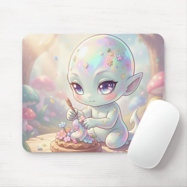The Galaxy Wanderers of Nectar Mouse Mat (With Mouse)