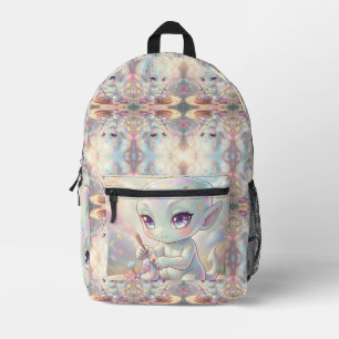 The Galaxy Wanderers of Nectar Printed Backpack