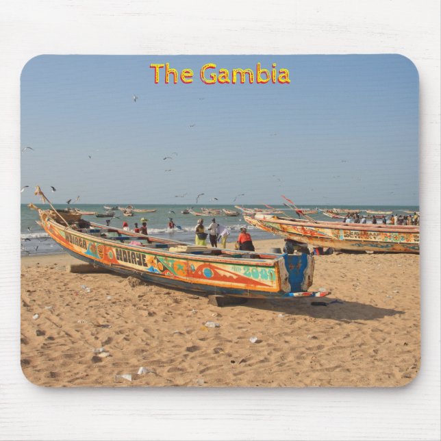 The Gambia Mouse Mat (Front)