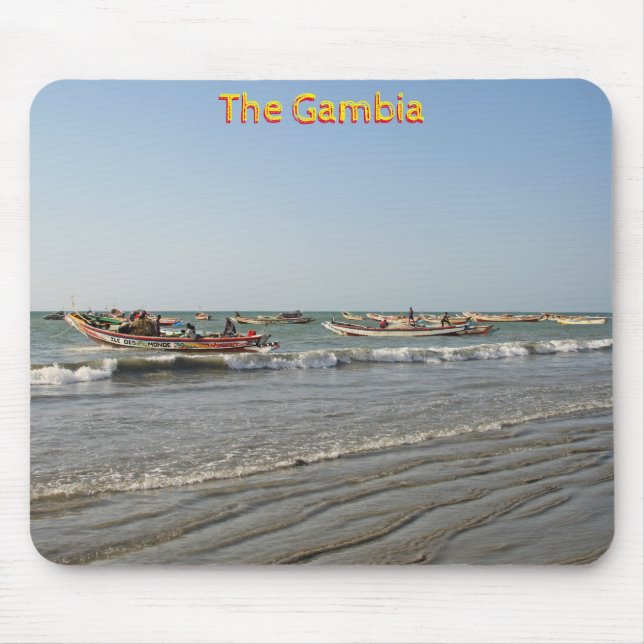 The Gambia Mouse Mat (Front)