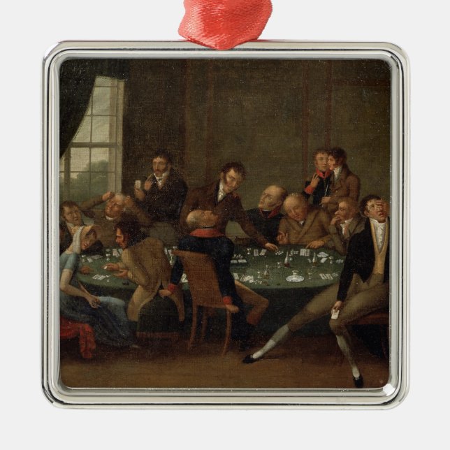 The Gambling House Metal Tree Decoration (Front)