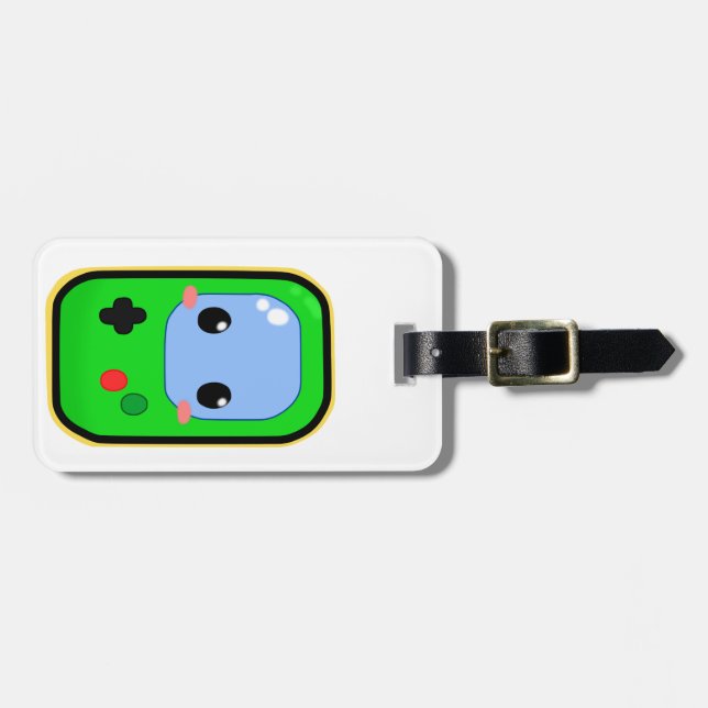 The Game Boy Luggage Tag (Front Horizontal)
