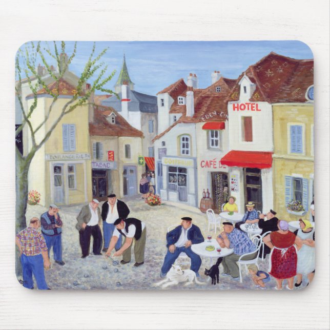 The Game Burgundy Mouse Mat (Front)