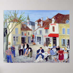 The Game Burgundy Poster