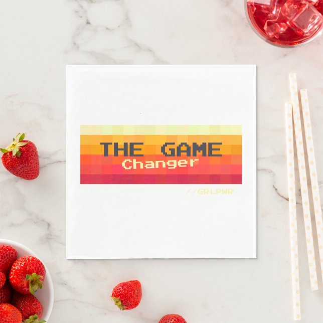 The Game Changer Girl Power Napkin (Creator Uploaded)