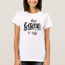 the Game is Life (White) - Women's