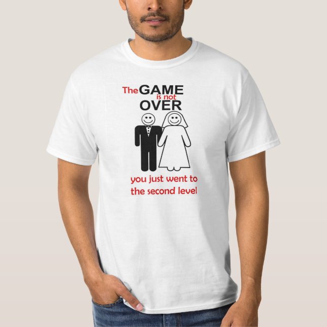 the game is not over t-shirt (Front)