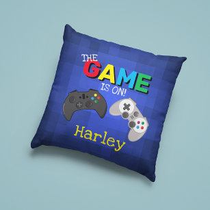 The Game Is On!   Video Game Cushion