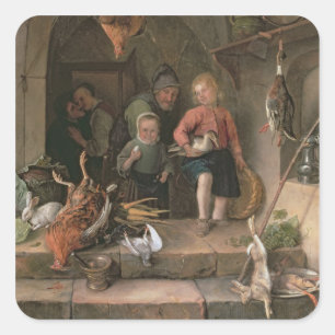 The Game Larder (panel) Square Sticker