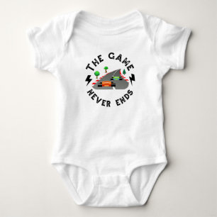 The Game never ends Baby Bodysuit
