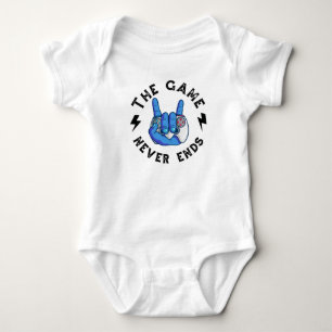 The Game never ends Baby Bodysuit