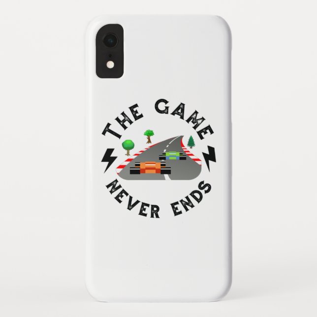 The Game never ends Case-Mate iPhone Case (Back)