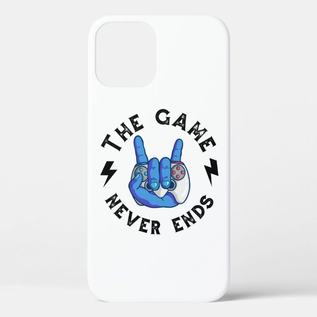 The Game never ends Case-Mate iPhone Case (Back)