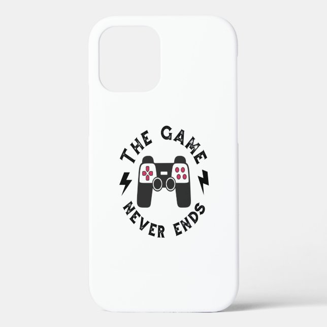 The Game never ends Case-Mate iPhone Case (Back)