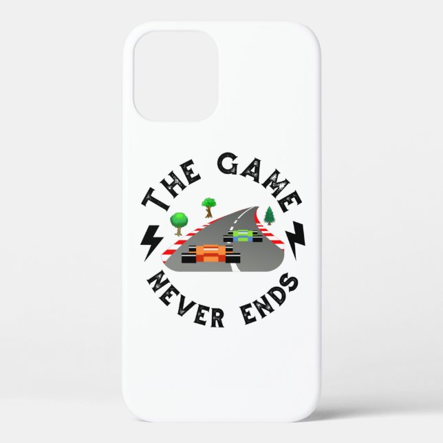 The Game never ends Case-Mate iPhone Case (Back)