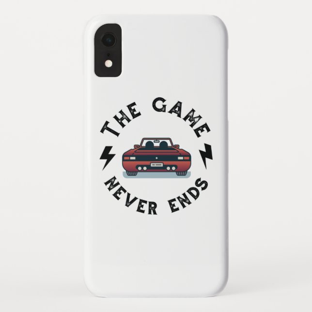The Game never ends Case-Mate iPhone Case (Back)