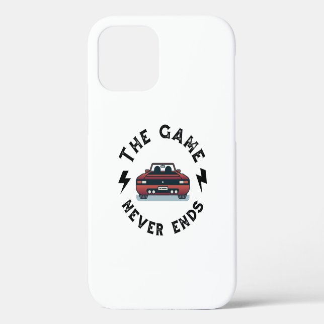 The Game never ends Case-Mate iPhone Case (Back)