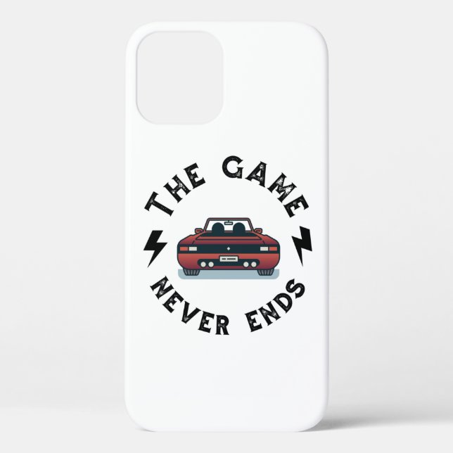 The Game never ends Case-Mate iPhone Case (Back)