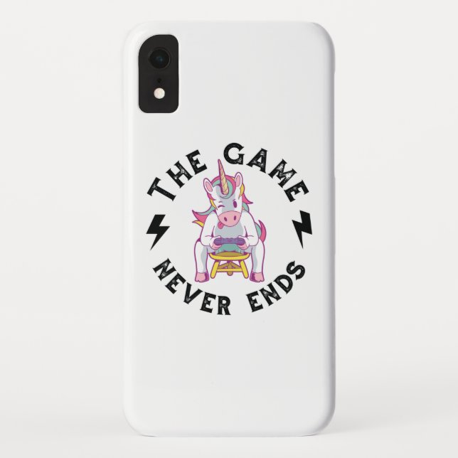 The Game never ends Case-Mate iPhone Case (Back)
