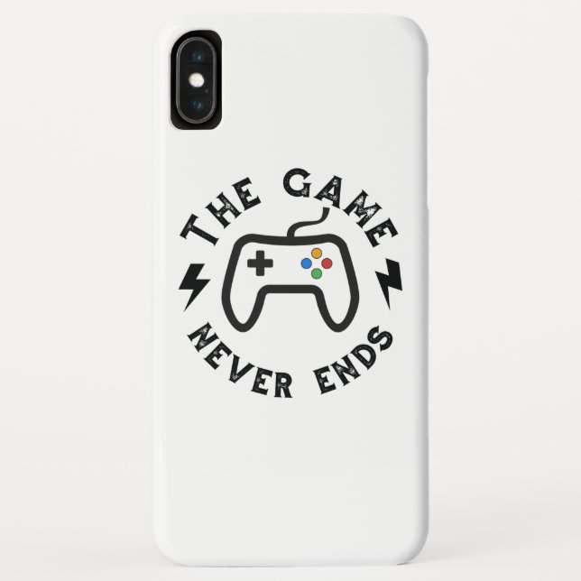 The Game never ends Case-Mate iPhone Case (Back)