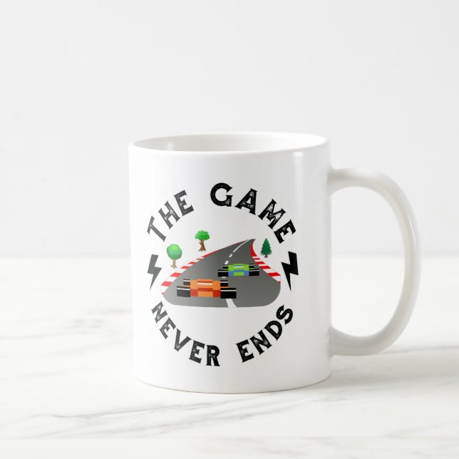 The Game never ends Coffee Mug (Right)
