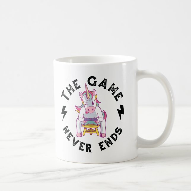 The Game never ends Coffee Mug (Right)