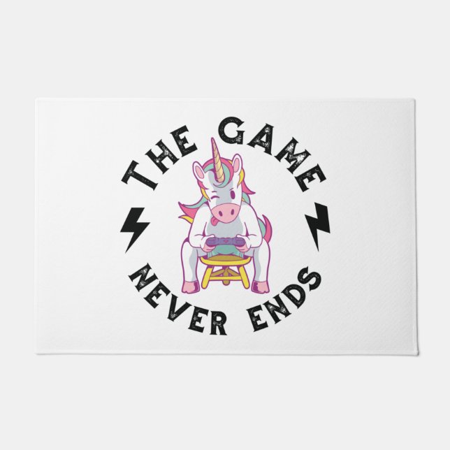 The Game never ends Doormat (Front)