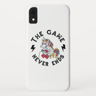 The Game never ends for Unicorns iPhone XR Case