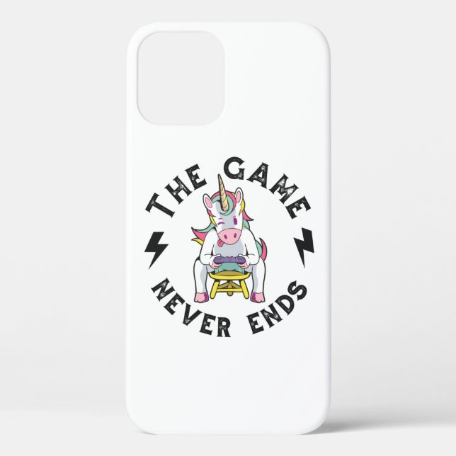 The Game never ends for Unicorns Case-Mate iPhone Case (Back)