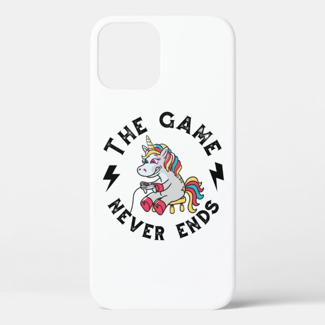 The Game never ends for Unicorns Case-Mate iPhone Case (Back)