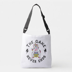 The Game never ends for Unicorns Crossbody Bag