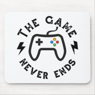 The Game never ends Mouse Mat