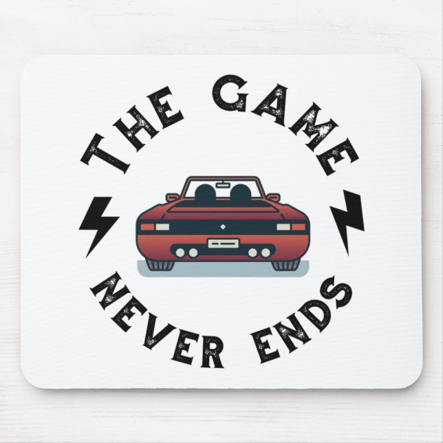 The Game never ends Mouse Mat (Front)
