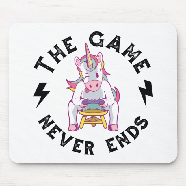 The Game never ends Mouse Mat (Front)