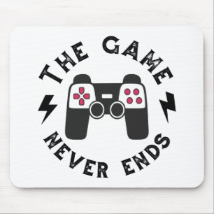 The Game never ends Mouse Mat