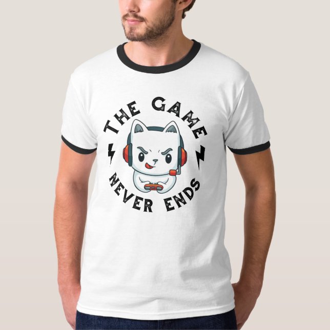 The Game never ends T-Shirt (Front)