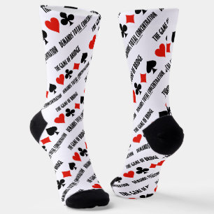 The Game Of Bridge Demands Total Concentration Socks