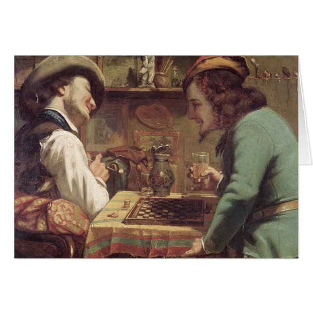The Game of Draughts, 1844 (Front Horizontal)