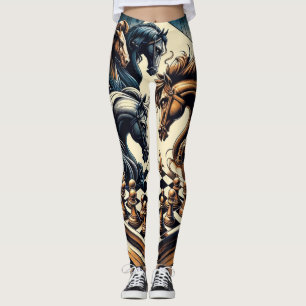The game of knights – chess meets fantasy leggings