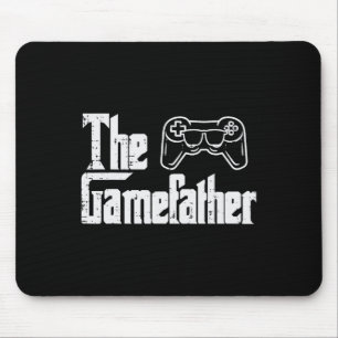 The Gamefather Fun Gaming Fathers Day Parody Gamer Mouse Mat