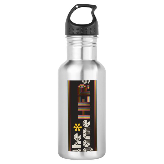 The*gameHERs Horizontal Logo 710 Ml Water Bottle (Front)