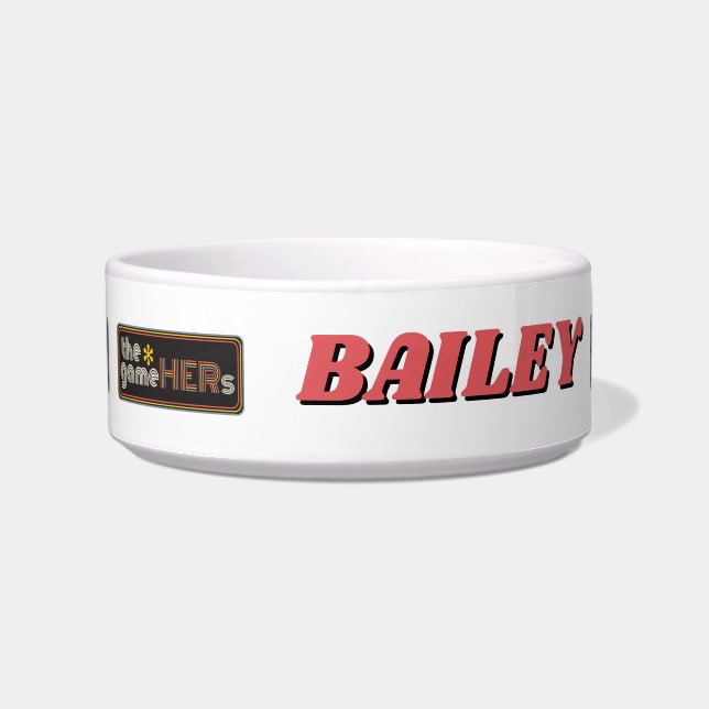 The*gameHERs Horizontal Logo Bowl (Front)
