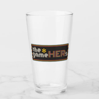 The*gameHERs Horizontal Logo Glass