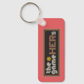 The*gameHERs Horizontal Logo Key Ring