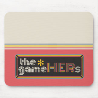 The*gameHERs Horizontal Logo Mouse Mat
