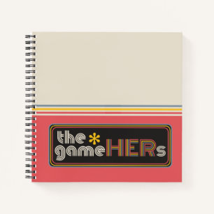 The*gameHERs Horizontal Logo Notebook