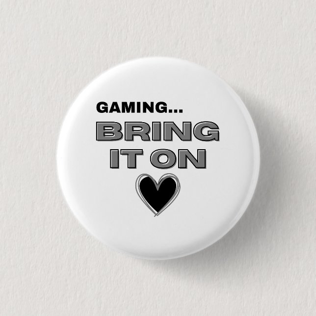 The Gamer  3 Cm Round Badge (Front)