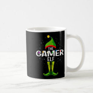 The Gamer Elf Christmas Group Family Pajama Coffee Mug