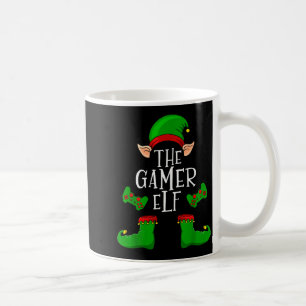 The Gamer Elf Christmas Matching  Coffee Mug